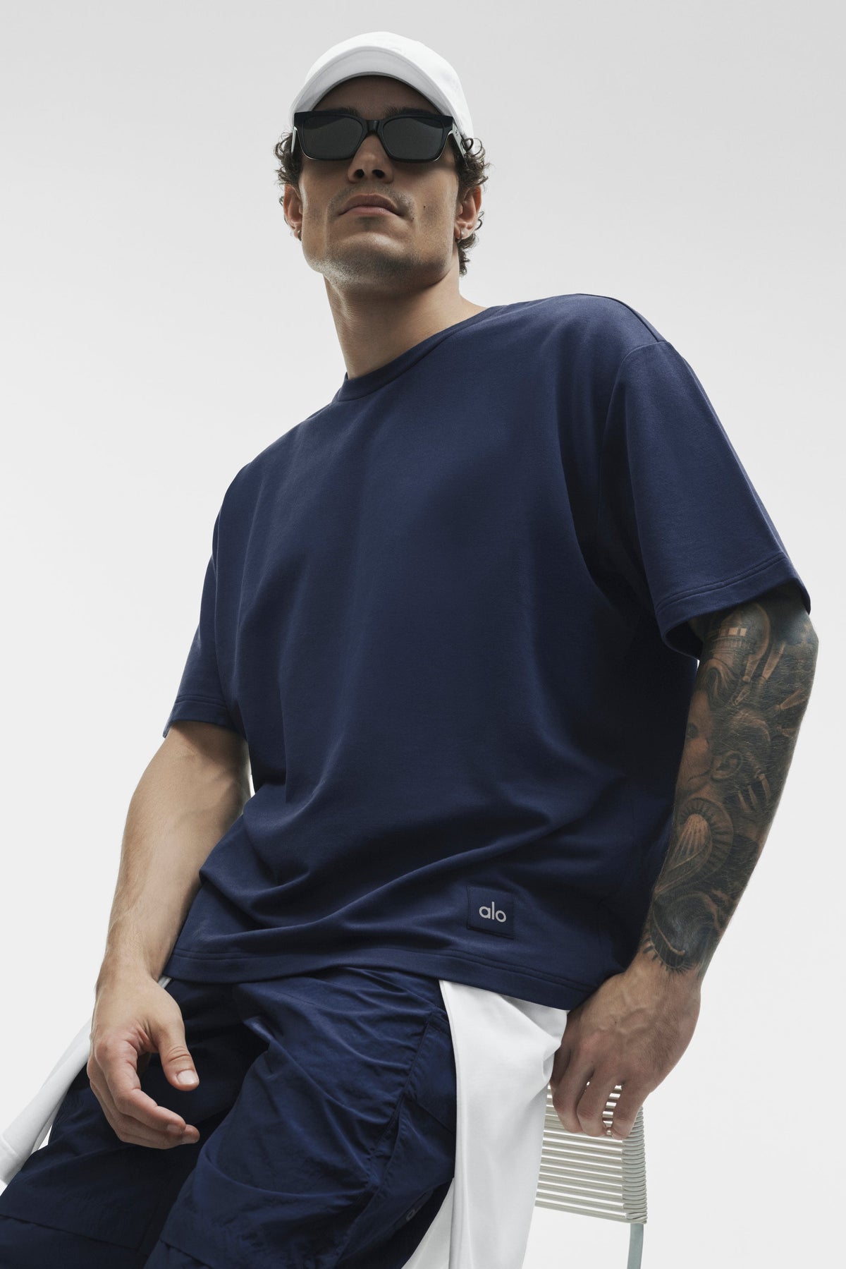 Double Take Short Sleeve - Navy