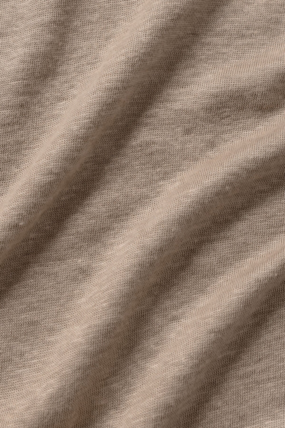 Linen Jersey Coastal Short Sleeve Tee - Gravel