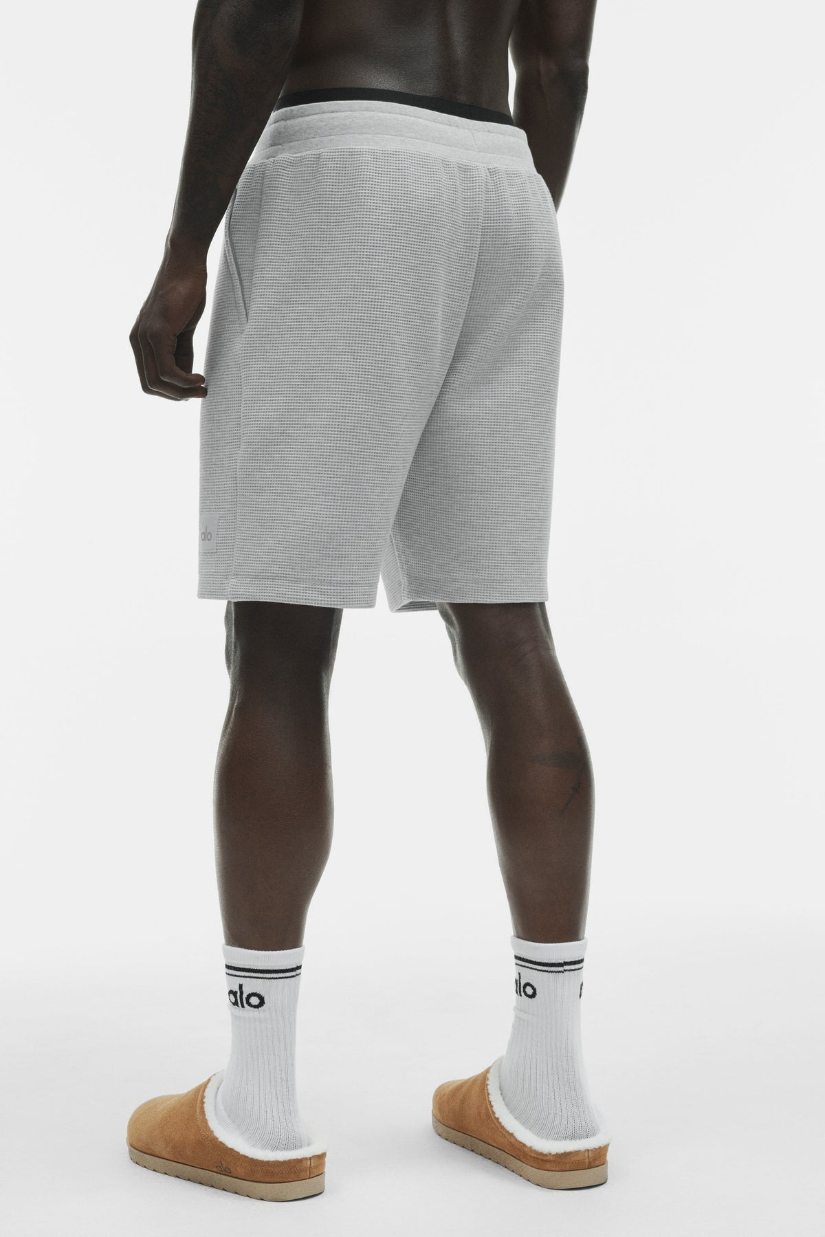 7" Waffle Lounge Short - Athletic Heather Grey