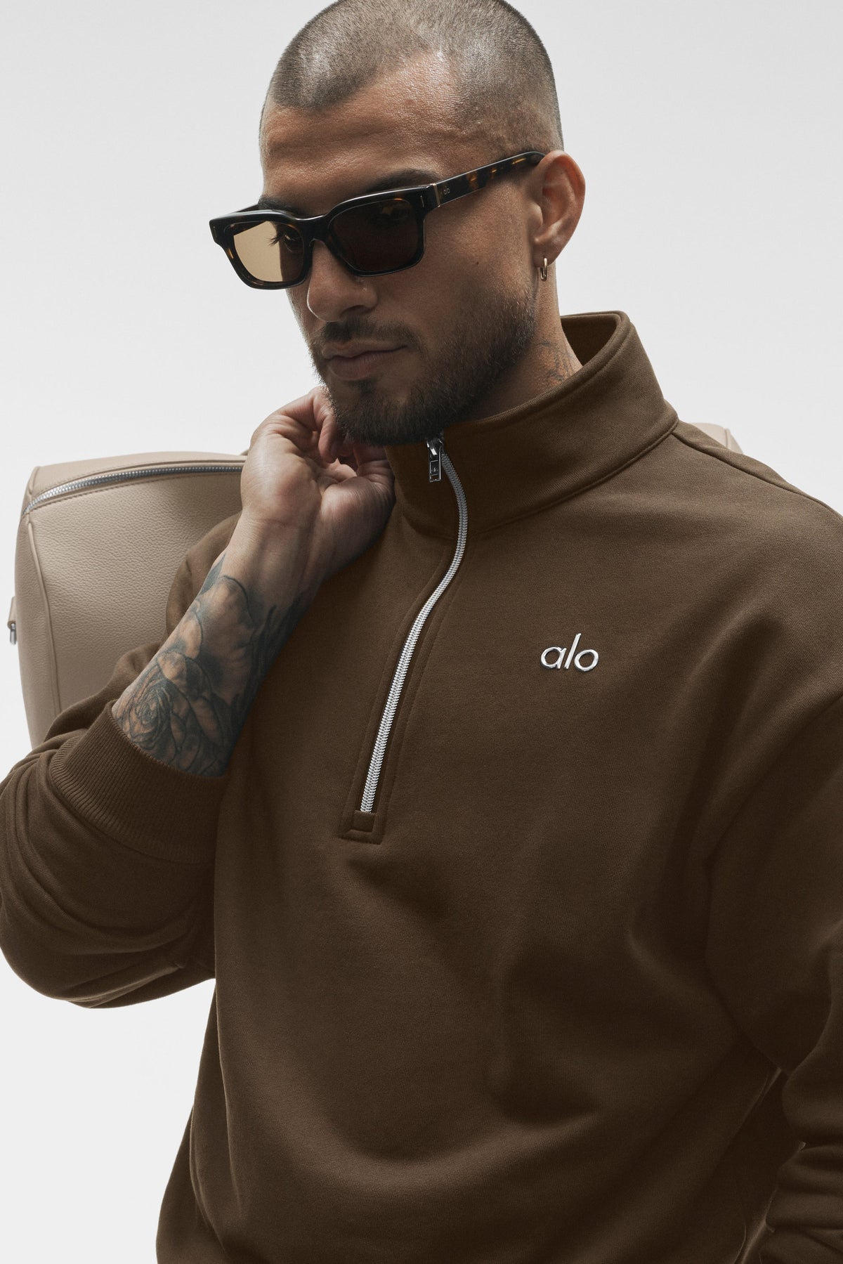 Accolade 1/4 Zip Pullover - Espresso