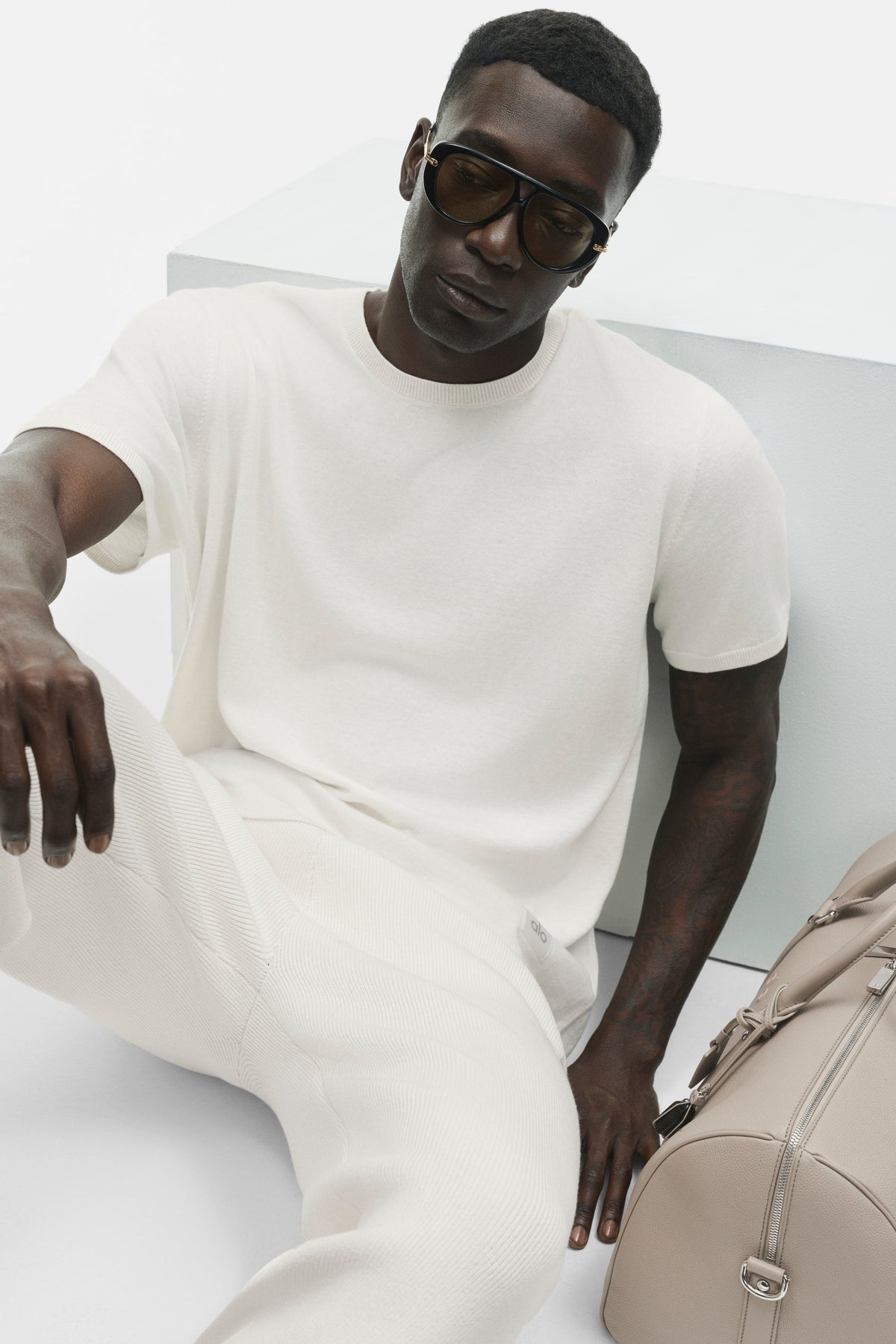 Cotton Cashmere Ever Soft Short Sleeve Crew - Ivory