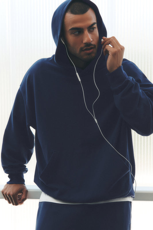 Double Take Hoodie - Navy