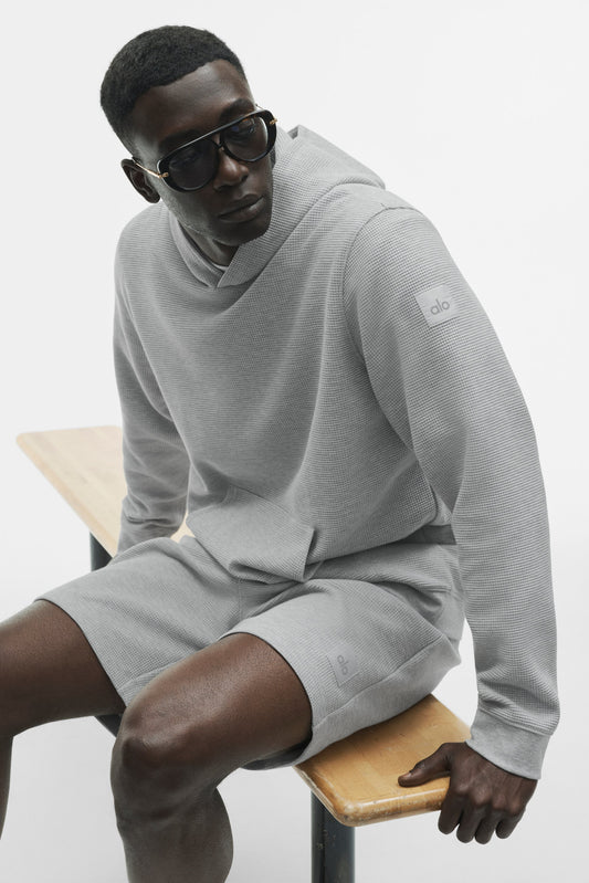 Waffle Lounge Hoodie - Athletic Heather Grey