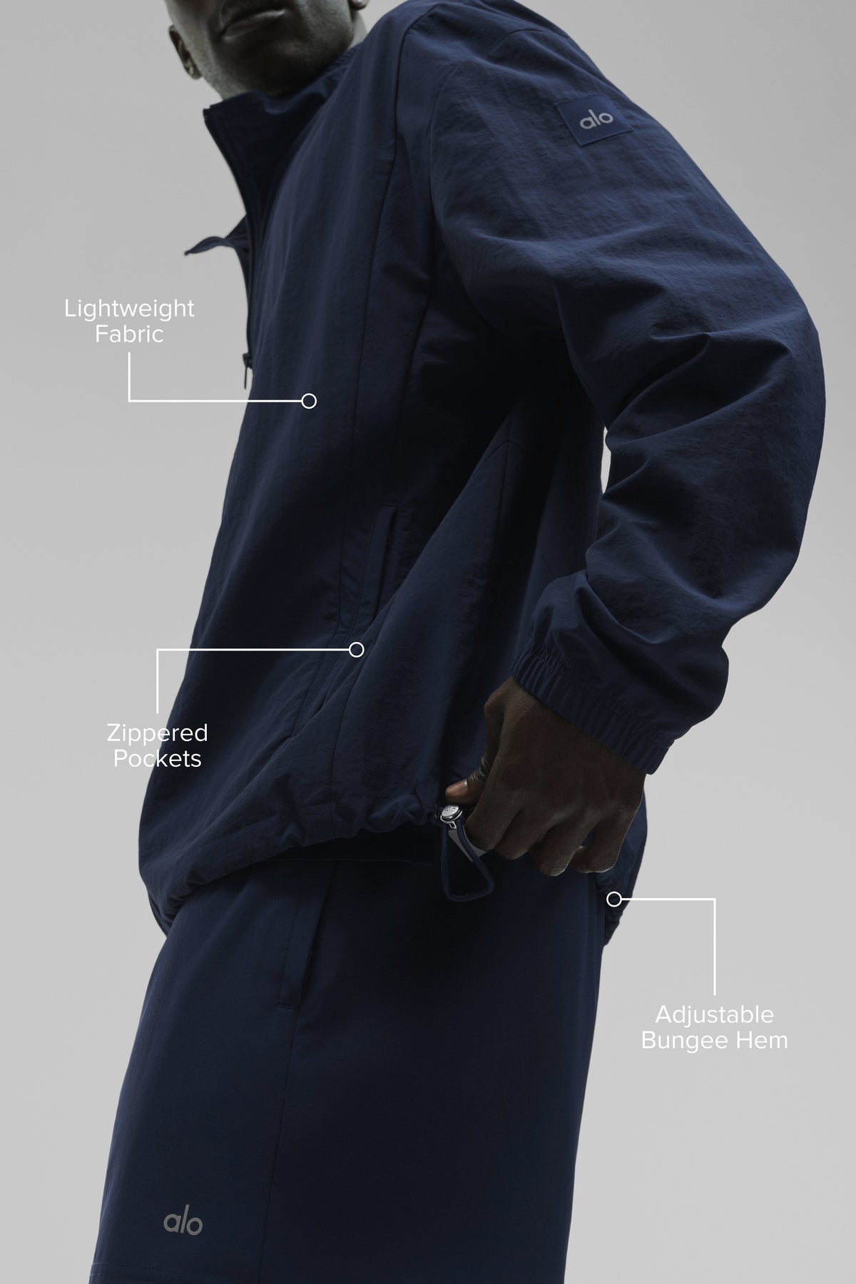 Takeaway Track Full Zip Jacket - Navy