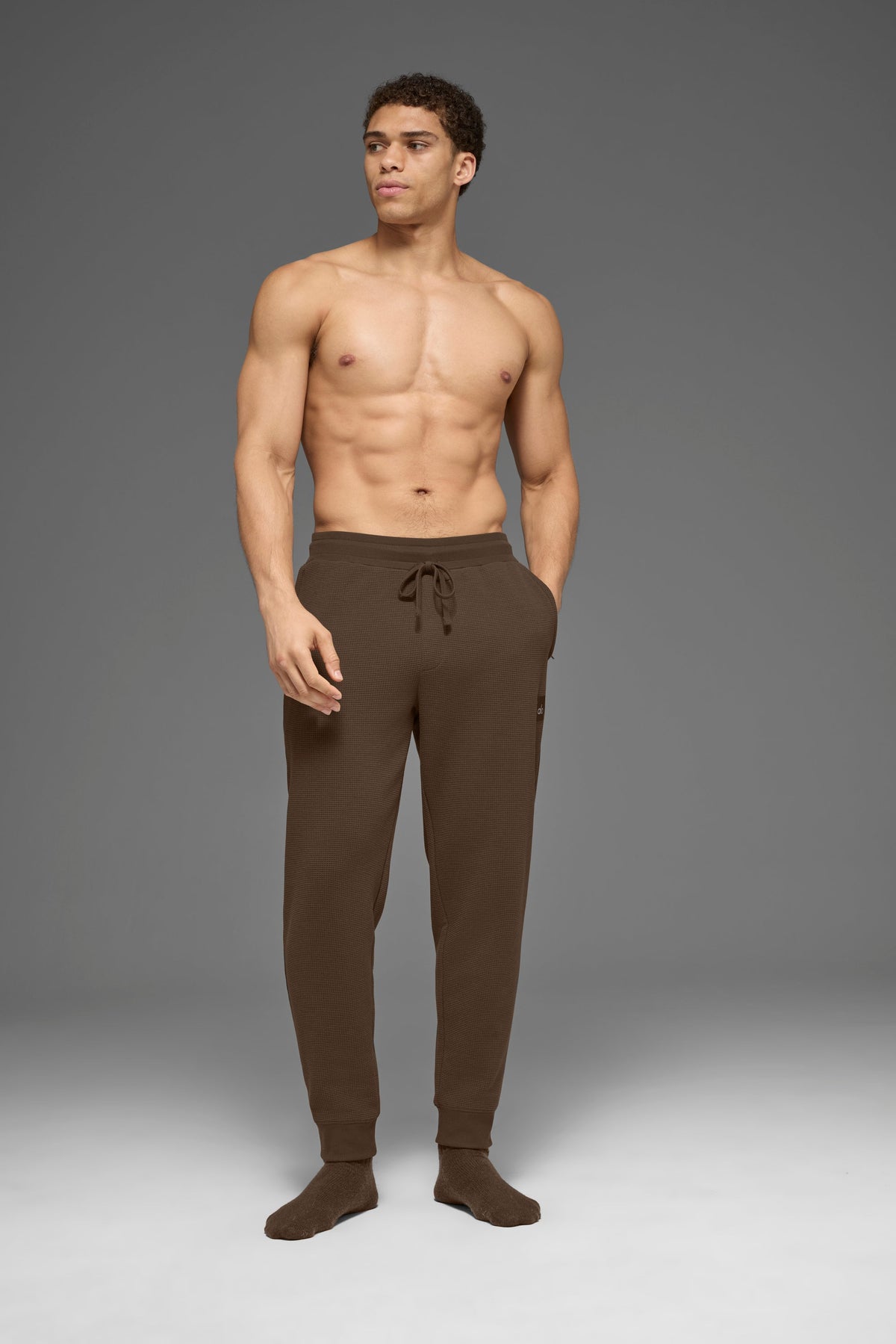 Waffle Lounge Jogger - Espresso
